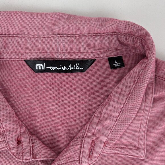 Lot Of 5 Travis Matthew Polo Shirt Mens Size L Large Golf Performance - Picture 5 of 10